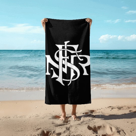 Our Lady of the Rosary of Fátima - NSRF monogram Beach Towels