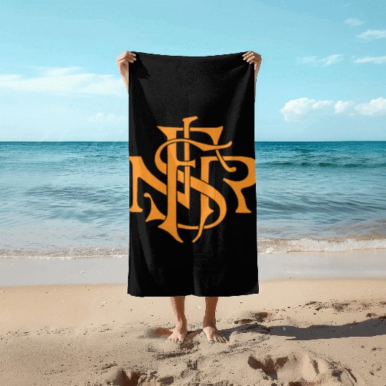 Our Lady of the Rosary of Fátima - NSRF monogram Beach Towels