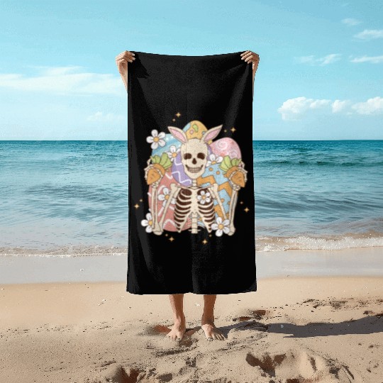Happy Easter Day, Cute Easter Beach Towels