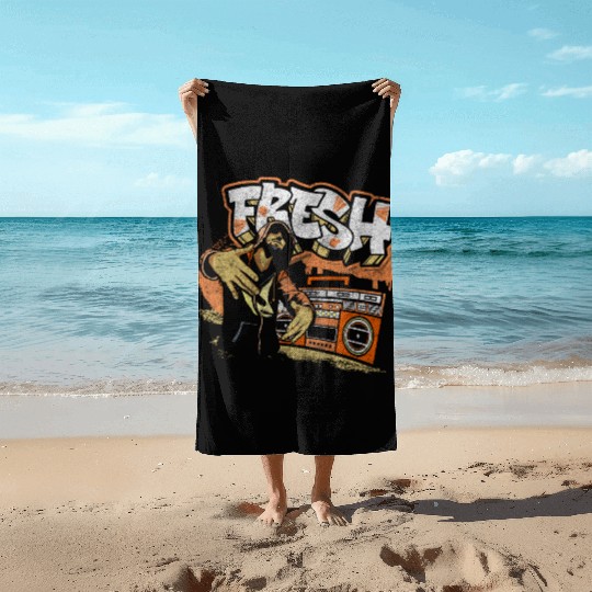 Spray Can Subway Streetwear Striking Beach Towels