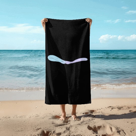 Peaceful Meditation Take a Deep Breath Beach Towels