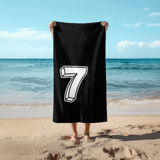 Coloring Beach Towels: Number 7 – Creative Birthday Fun