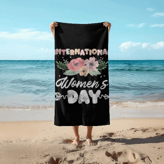 Women Female Power Important Frida Kahlo Beach Towels