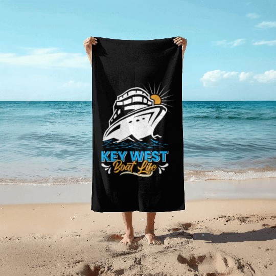 KEY-WEST BOAT LIFE Sailing Florida Keys West Keys Beach Towels