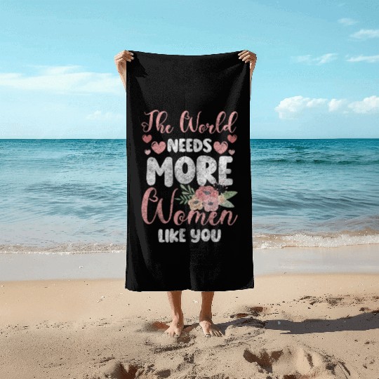 Women's Day Power Frida Kahlo Beach Towels