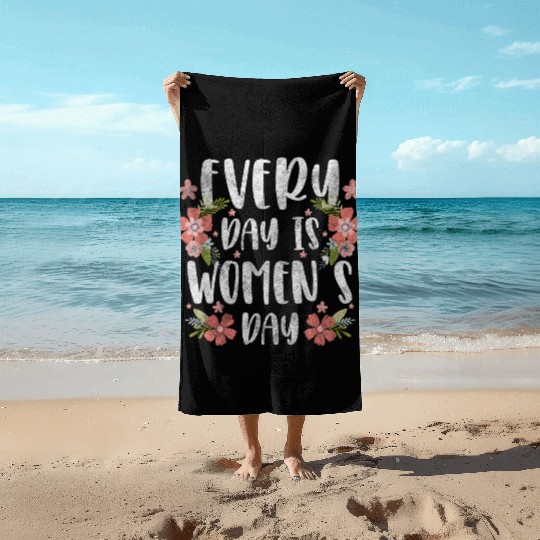 Women's Day Power Important Frida Beach Towels