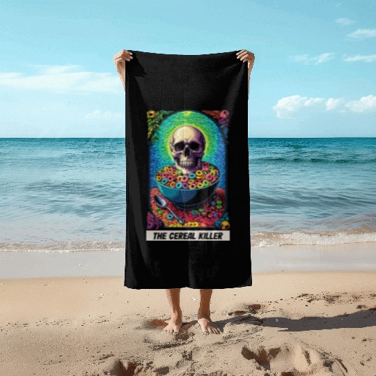 The Cereal Killer Beach Towels