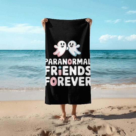 Paranormal Comedy Funny Ghost Humor Lighthearted Beach Towels