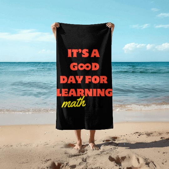 math teacher Beach Towels