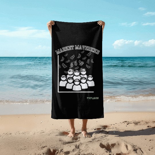 Market Mavericks Beach Towels