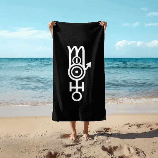 Sun in Scorpio conjunct Uranus house I Beach Towels