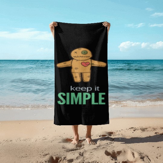 keep it simple Beach Towels