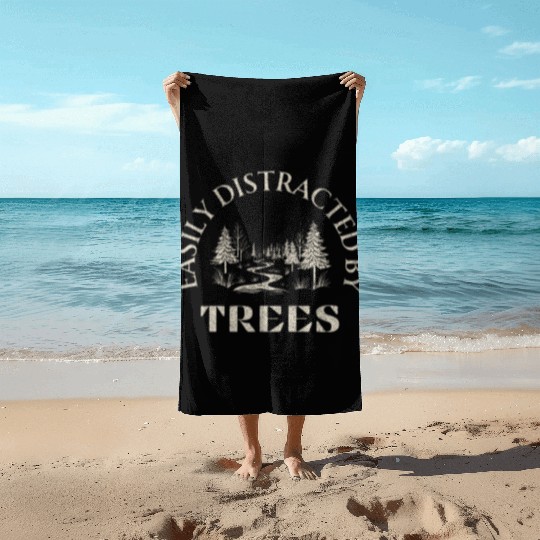 Trees Beach Towels