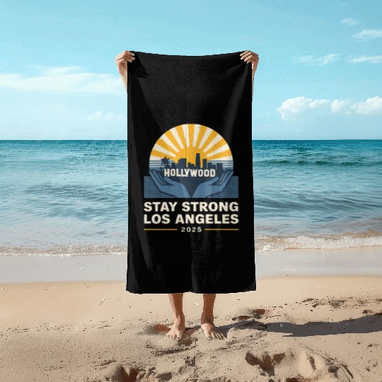Los Angeles 2025 - Strength in Unity Beach Towels