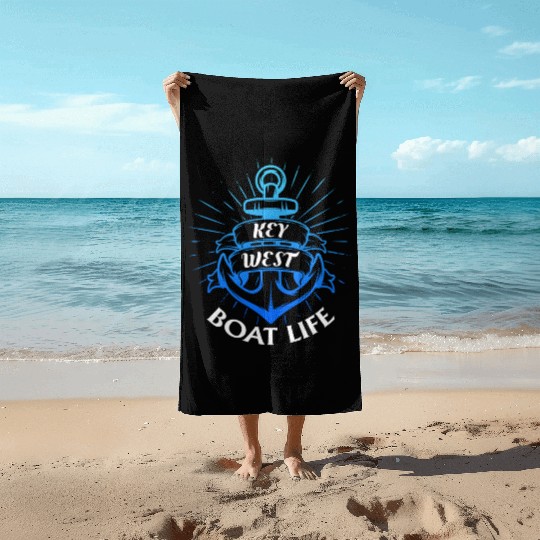 KEY-WEST BOAT LIFE Sailing Florida Keys West Keys Beach Towels
