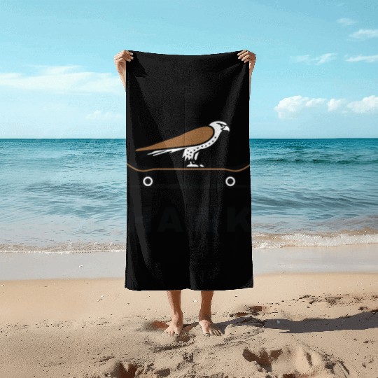 Hawk Skater Fan Skateboard Stunts Freestyle Gift Beach Towels