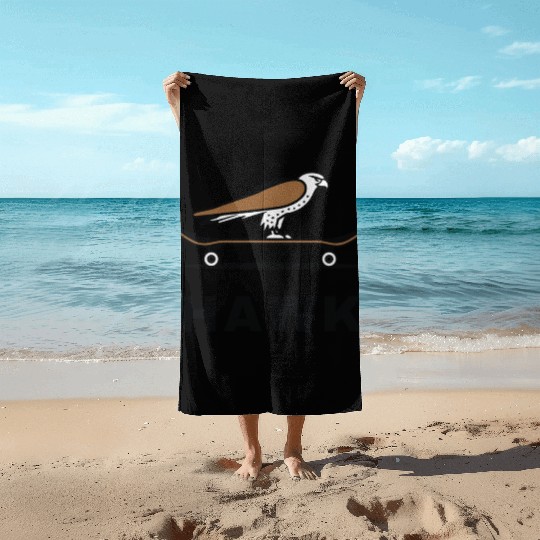 Hawk Skater Fan Skateboard Stunts Freestyle Gift Beach Towels