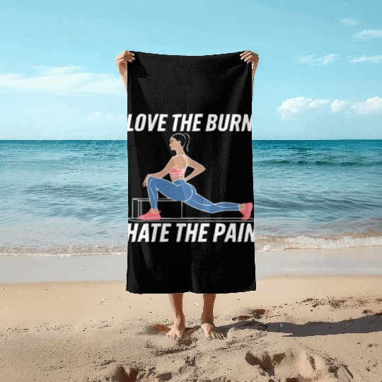 Bulgarian Squat Exercise Fitness Workout Gym Beach Towels