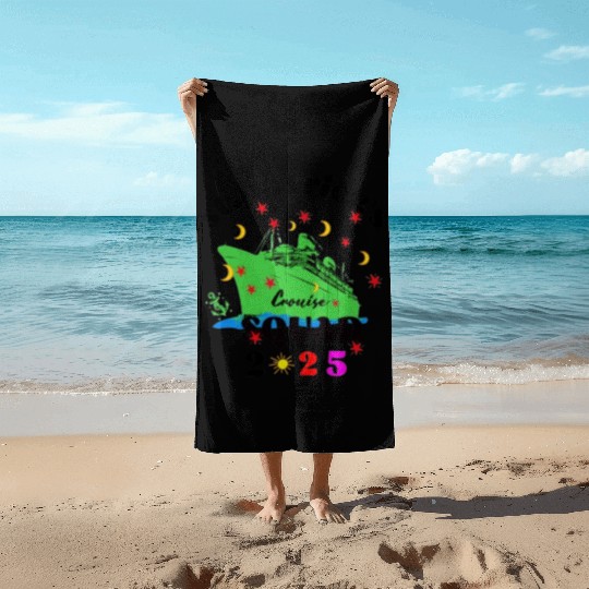 St. Patrick's day Cruise Squad 2025 Beach Towels