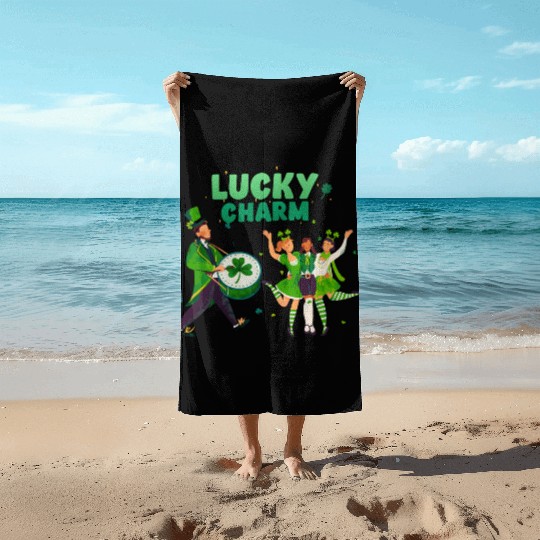 Lucky Charm Unisex Lightweight Crewneck Beach Towels