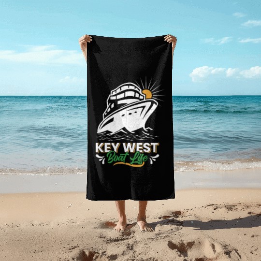 KEY-WEST BOAT LIFE Sailing Florida Keys West Keys Beach Towels