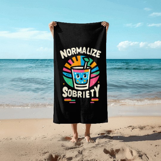 Normalize Sobriety 9 Beach Towels