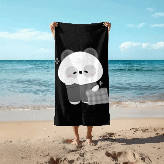 Sleepy Panda Beach Towels