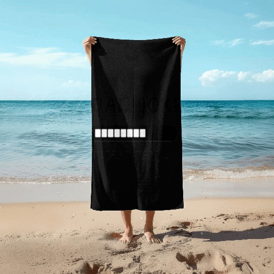 Dad joke loading funny Design Beach Towels