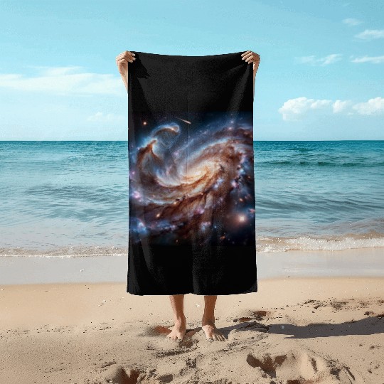 Galaxy Universe Beach Towels