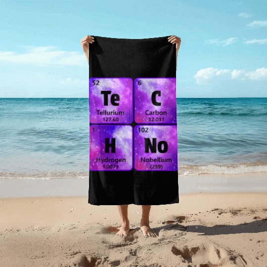 Techno House Party EDM Festival Goa Electro Rave Beach Towels