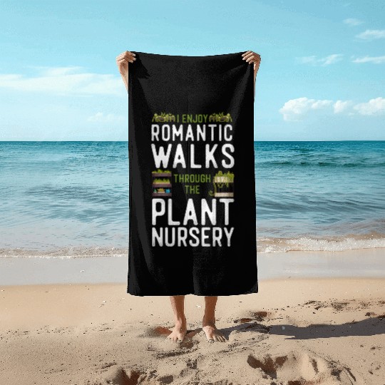Plant Lover Gardening I Enjoy Long Beach Towels