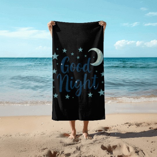 Good Night Dreamer Cozy Look Beach Towels
