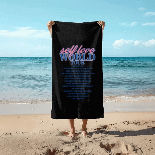 Selflove World Tour Beach Towels