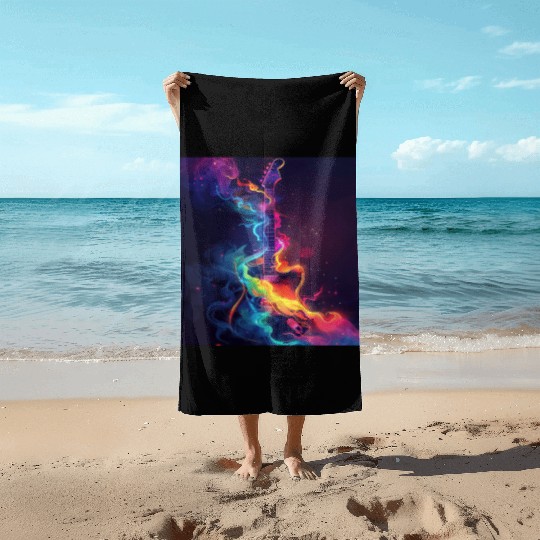 Guitar Beach Towels