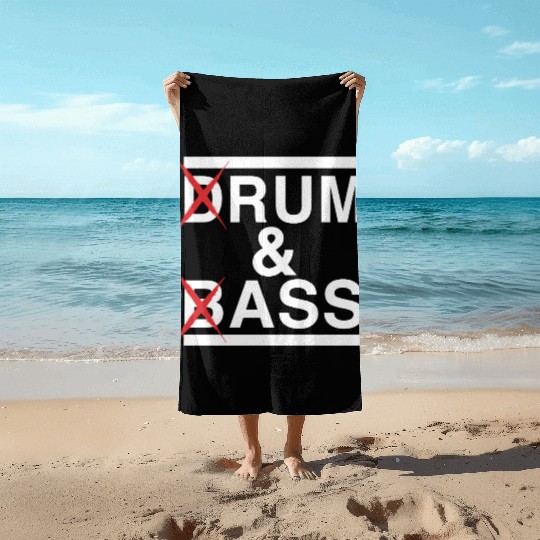 Drum And Bass Beach Towels
