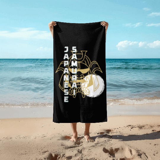 Japanese Samurai Beach Towels