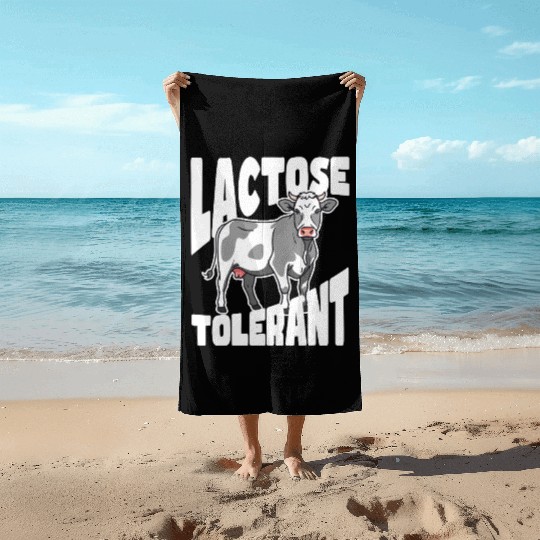 Lactose Tolerant – Built Different Beach Towels