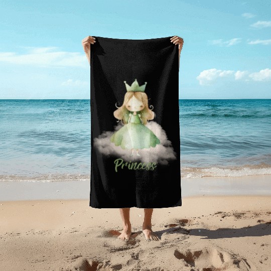 Princess Baby Bodysuit, Cute Infant Jersey One Pie Beach Towels