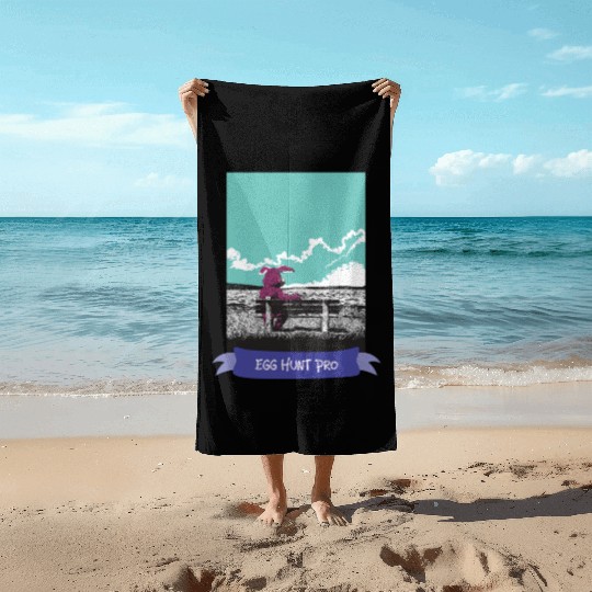 Egg Hunt Pro Easter Beach Towels