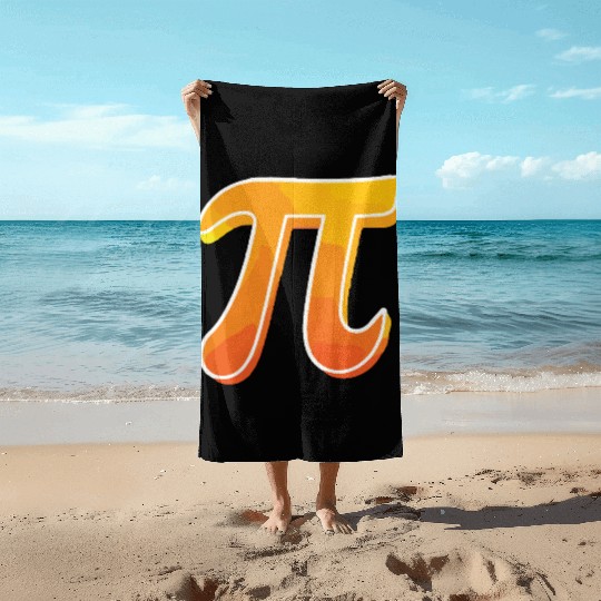 Pi Day Math Lover – Geeky & Fun Design Beach Towels