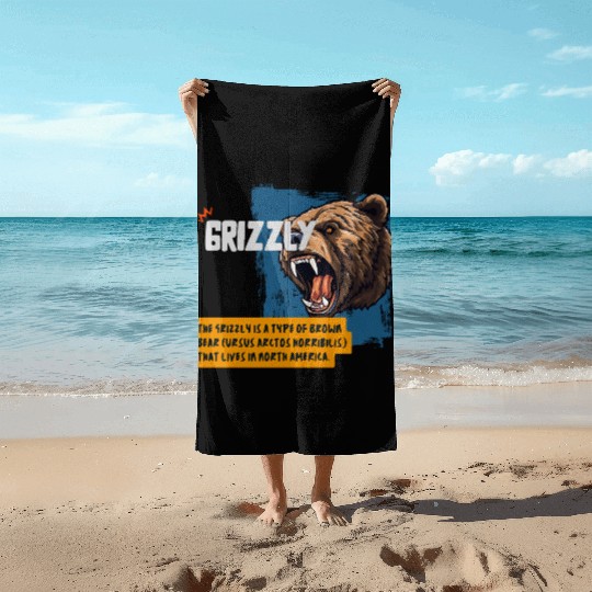 grizzly Beach Towels