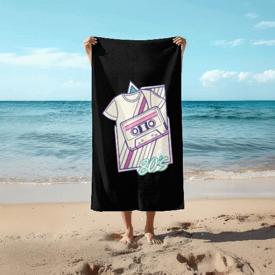Neon Retro Vibes – 80s & 90s Vintage Beach Towels