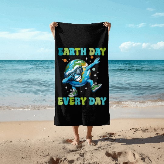 Earth Day Every Day Beach Towels