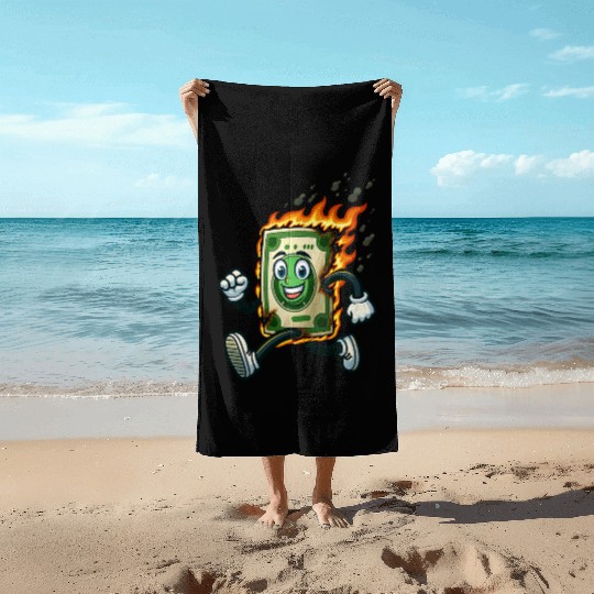 Running Money – Too Hot to Handle Beach Towels
