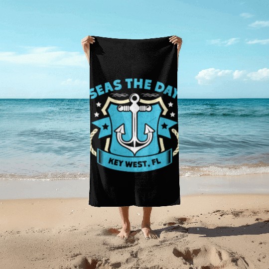 Key-West SEAS A DAY KEY-WEST SEAS Yachting Beach Towels