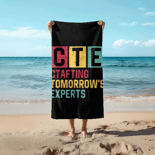 CTE Crafting Tomorrow's Experts – Education Beach Towels