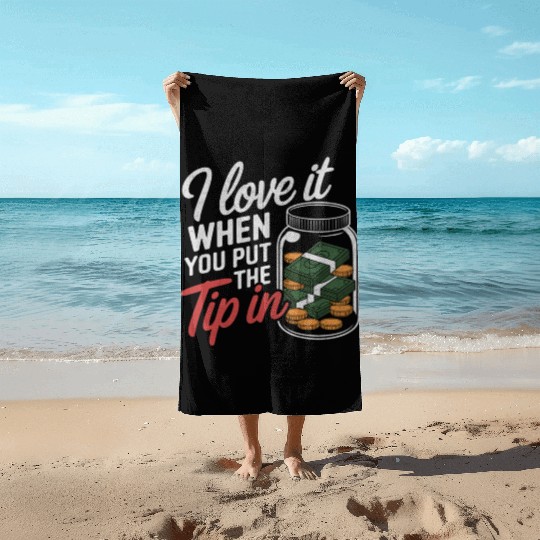 Funny Bartender Mixologist Gift For Men Women Bar Beach Towels