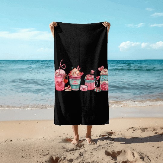 Love Drinks Beach Towels