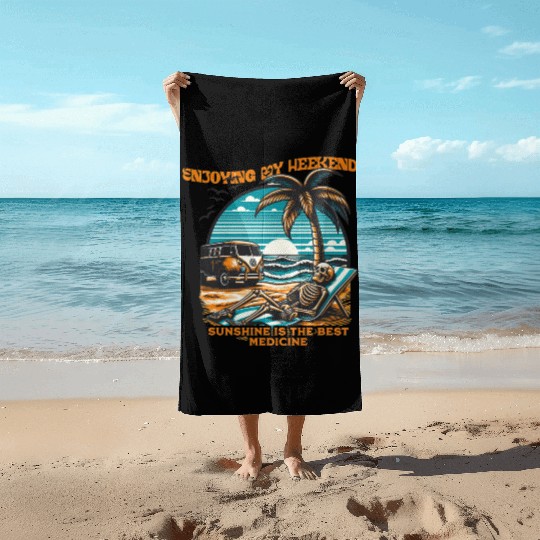 Summer|weekend|enjoying my weekend Beach Towels