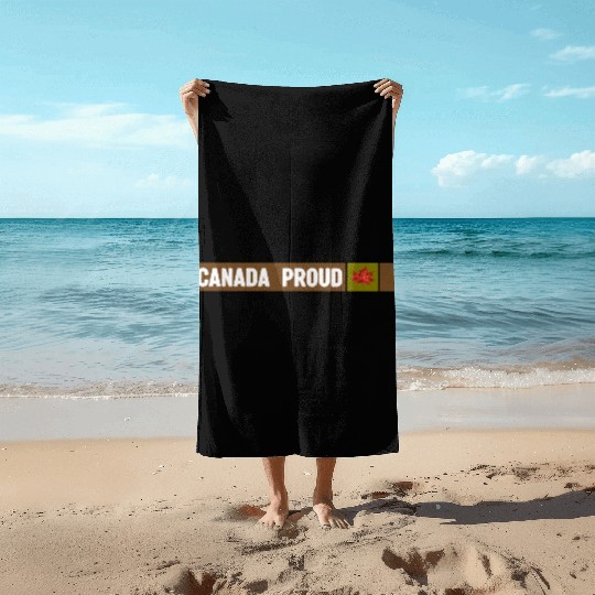 Canada Proud Camo Beach Towels
